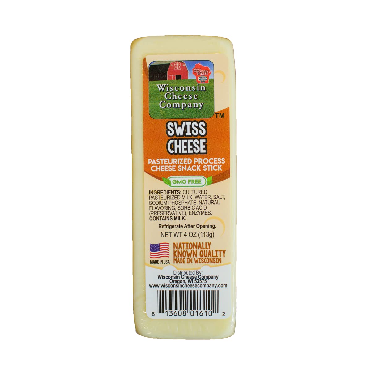 100% Wisconsin Cheese & Cracker Gift Basket, Pack of 5 Blocks P368