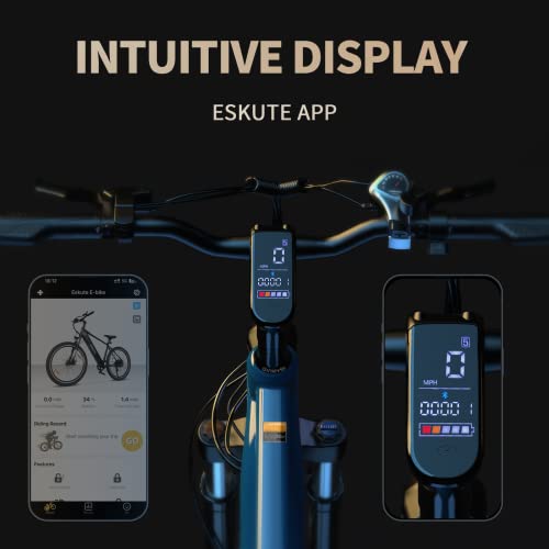 27.5" Electric Mountain Bike with 500W Motor, 7 Speed Gears, Hydraulic Front Fork T441