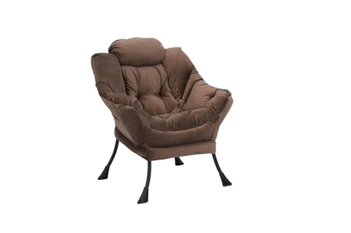 Blue Upholstered Lounge Chair with Ottoman G2405