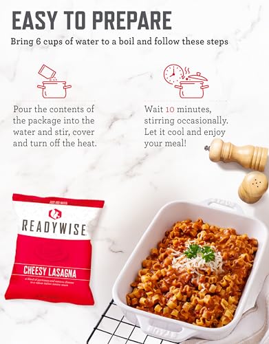 18 Servings Emergency Food Supply with Freeze Dried & Dehydrated Meals A150720