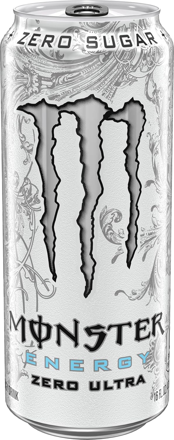 16 Fl Oz Cans 12 Pack Zero Ultra Energy Drink A4998