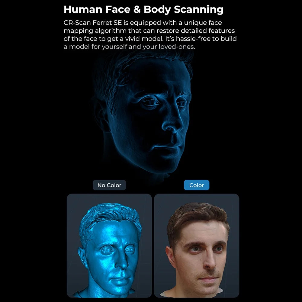Handheld 3D Scanner 30fps 0.1mm Dual Mode R77560