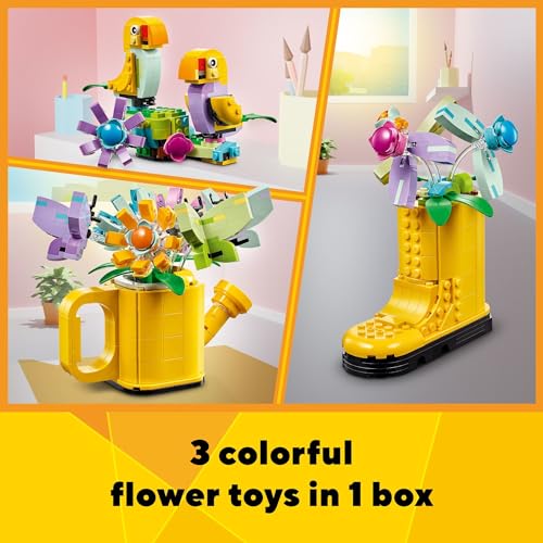 LEGO Creator 3 in 1 Flowers in Watering Can Building Toy Set A200722