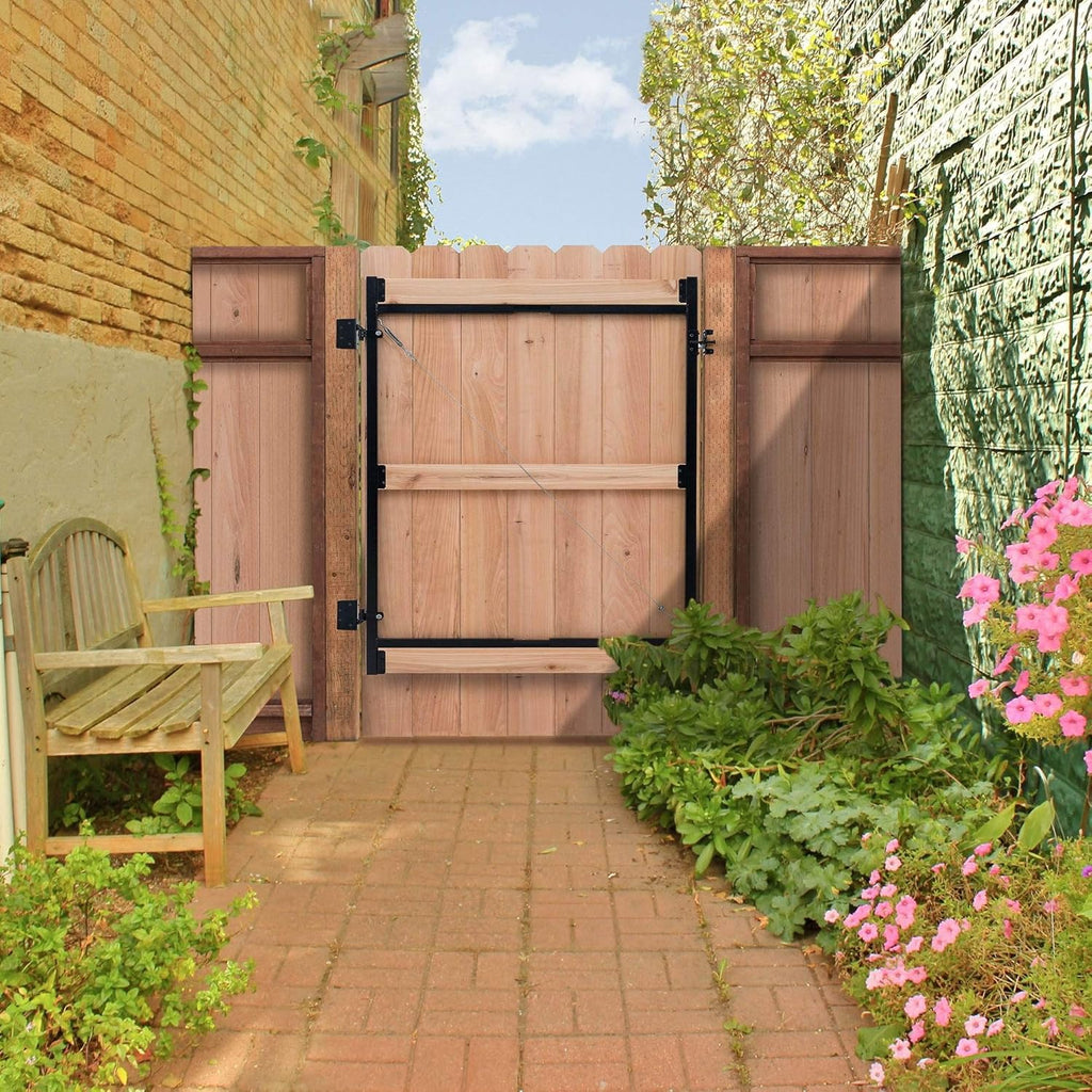 Steel Frame Gate Adjustable Building Kit, 60 to 96 Inches Wide and 6 Inches High, 3 Pack V8427