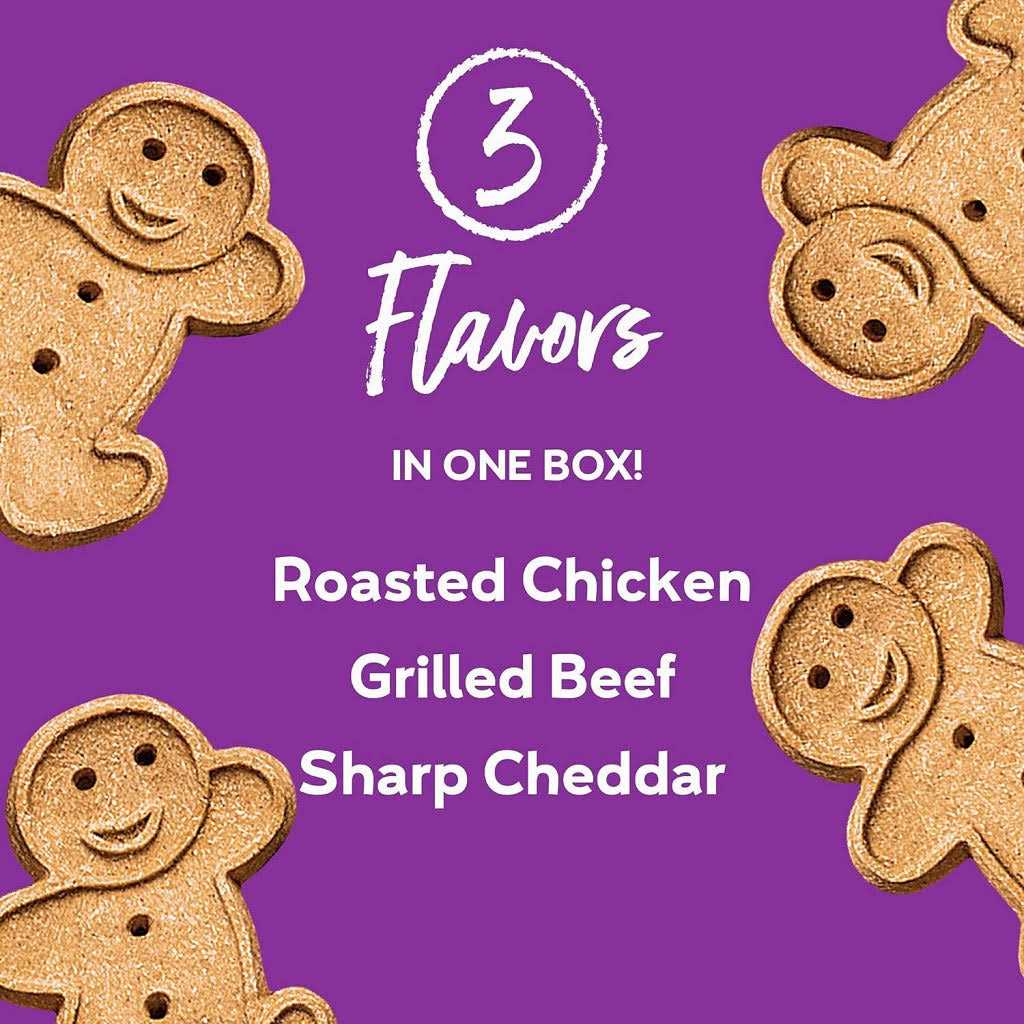 Crunchy Assorted Flavors Dog Treats B1404