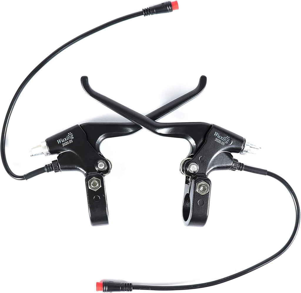 1 Pair Left & Right Waterproof Electronic Brake Lever Set for Electric Bicycle X608789