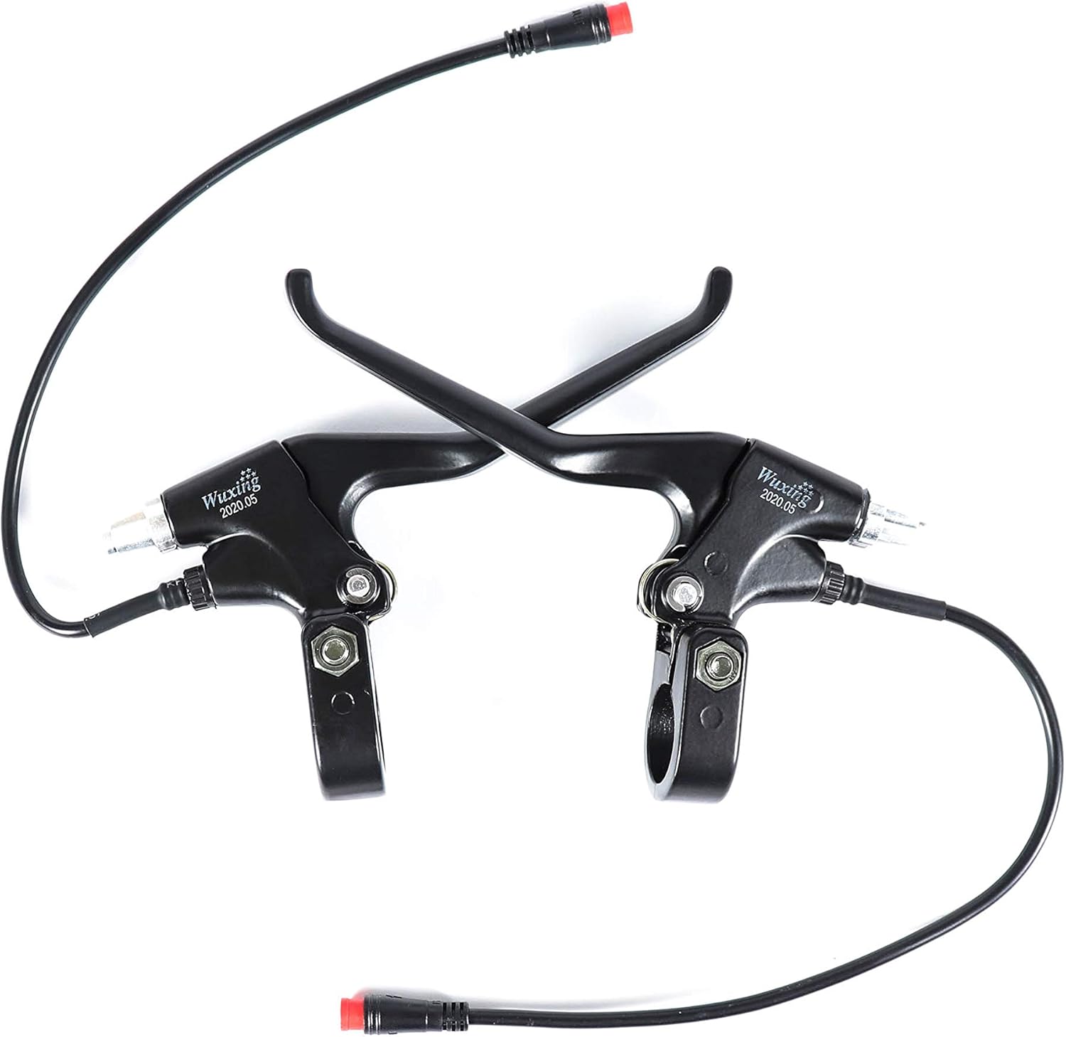1 Pair Left & Right Waterproof Electronic Brake Lever Set for Electric Bicycle X608789