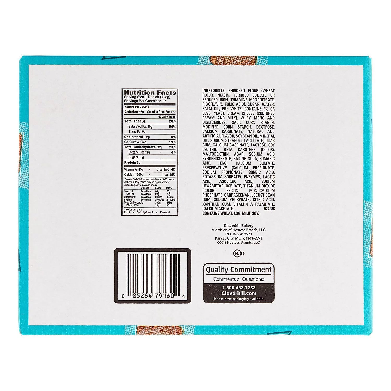 Cheese Danish, 4 Ounce, 12 per Box M505