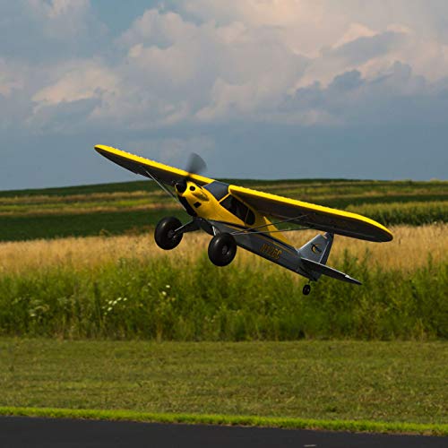 Yellow RC Airplane Carbon Cub S 2 1.3m BNF Basic J873