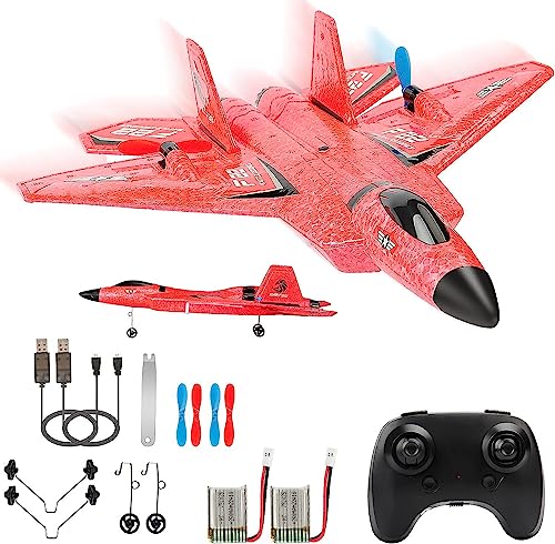 2.4Ghz 2 Channel Remote Control F22 RC Airplane Y39937