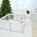 Baby Playpen Foldable 79x59 Light Grey X394