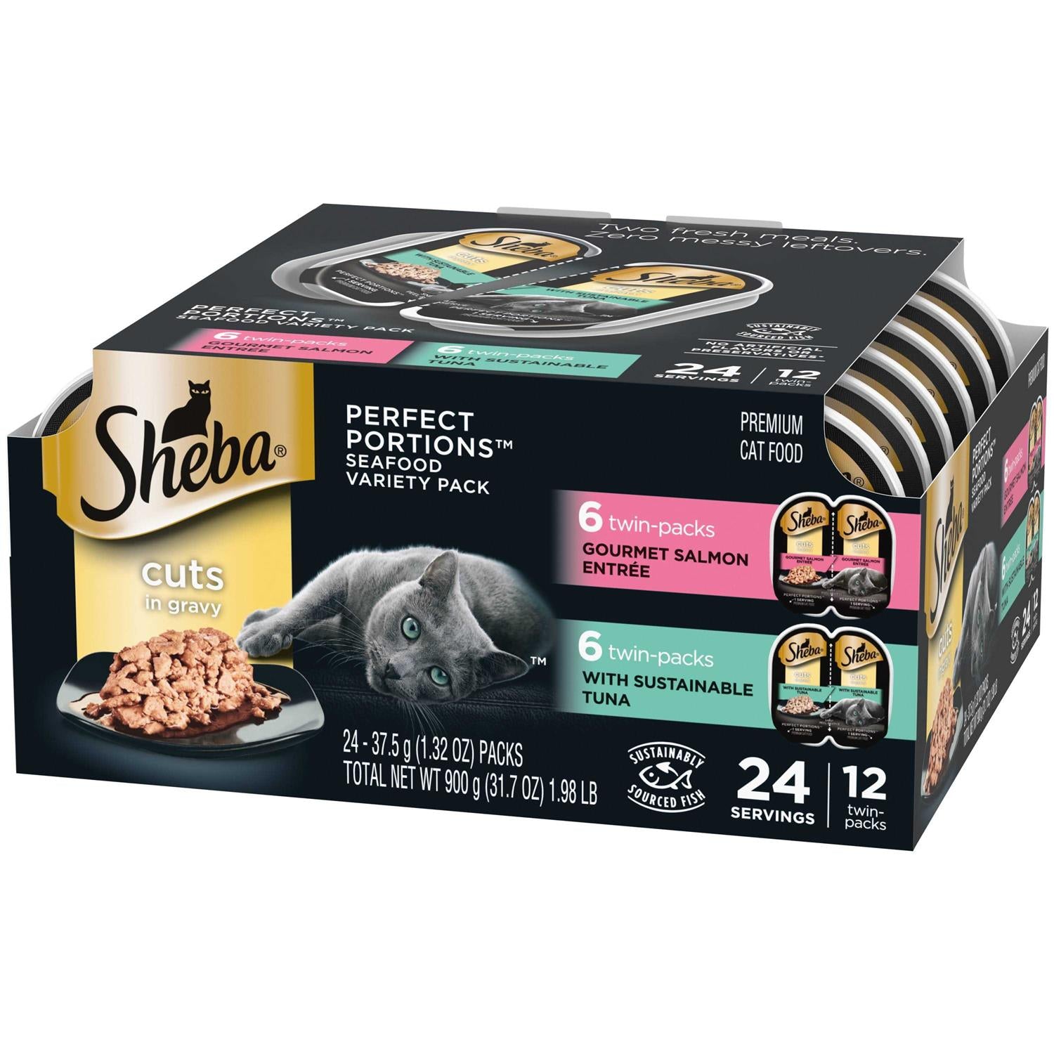 Sheba Perfect Portions Cuts in Gravy Y6569