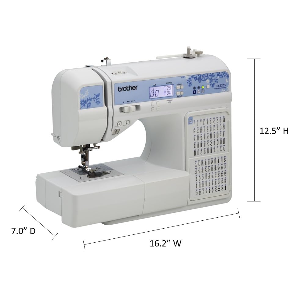 White Computerized Sewing Machine with 150 Built Stitches Y1136