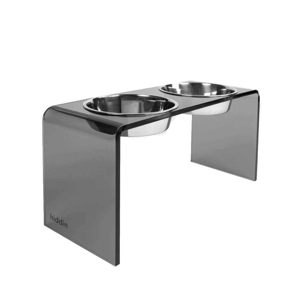 Acrylic Double Bowl Elevated Pet Feeder R312