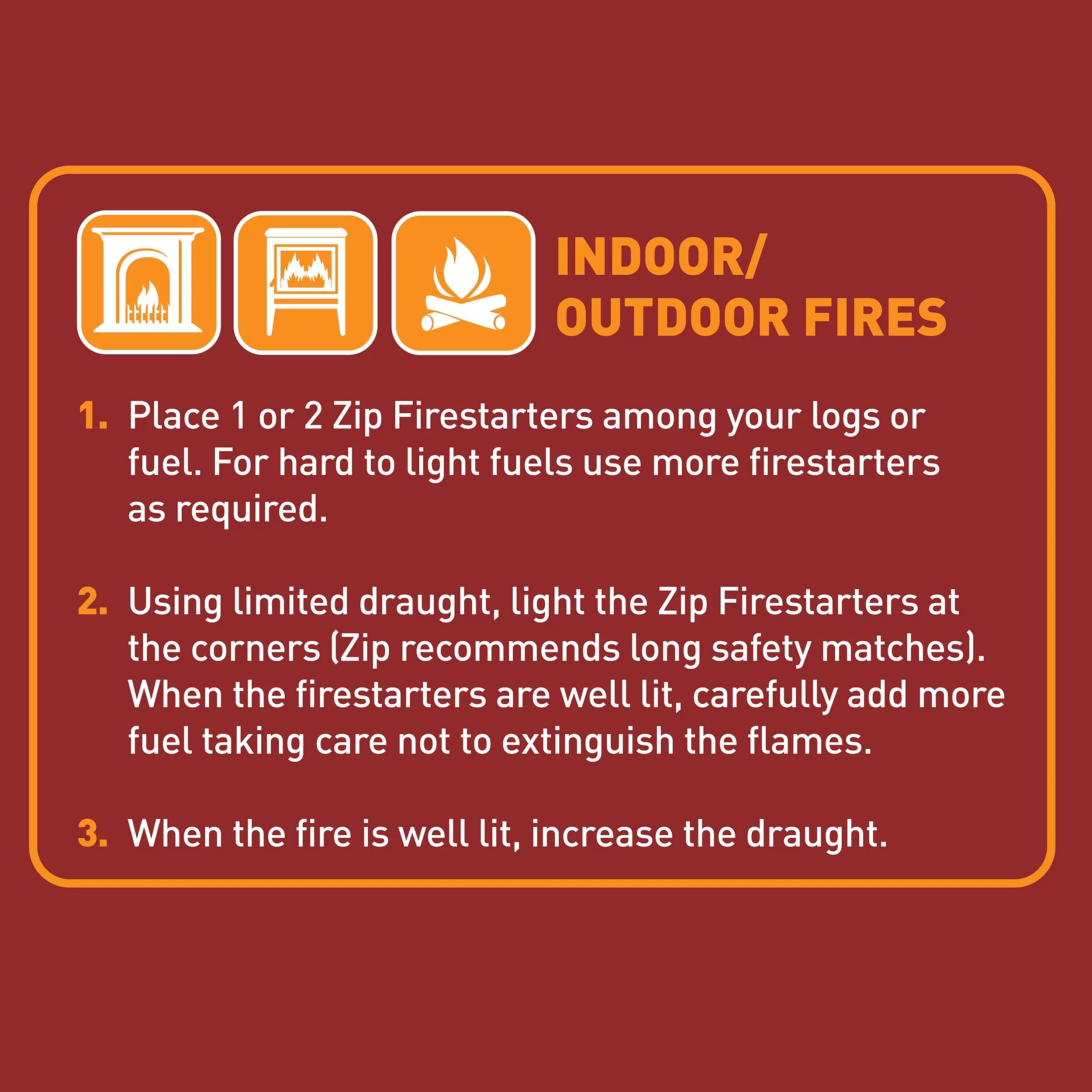 12 Pack Wrapped Fire Starters G20493
