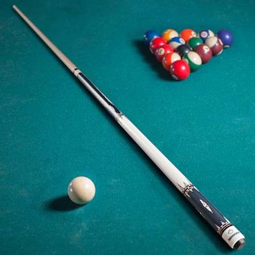 58 inch Pool Cue Stick with 13mm Fiber Leather tip 20oz D656617