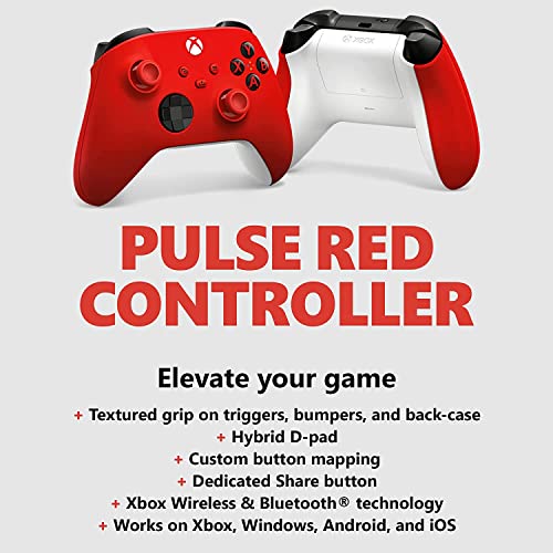 Pulse Red Wireless Gaming Controller A323877