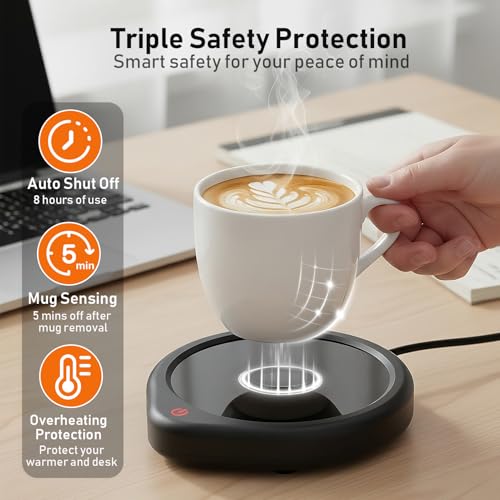 Coffee Mug Warmer with Auto Shut Off Smart Temperature Settings T78891