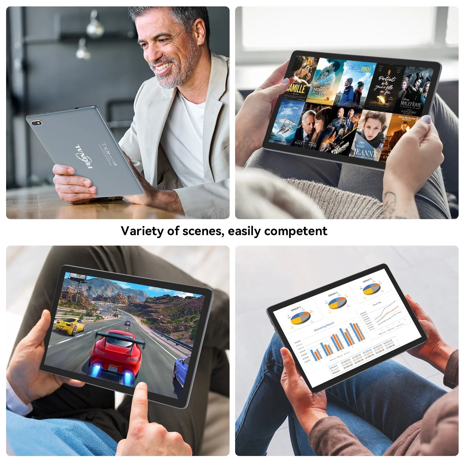 10.1 inch Android 12 Tablet 4GB Ram 128GB Rom T818