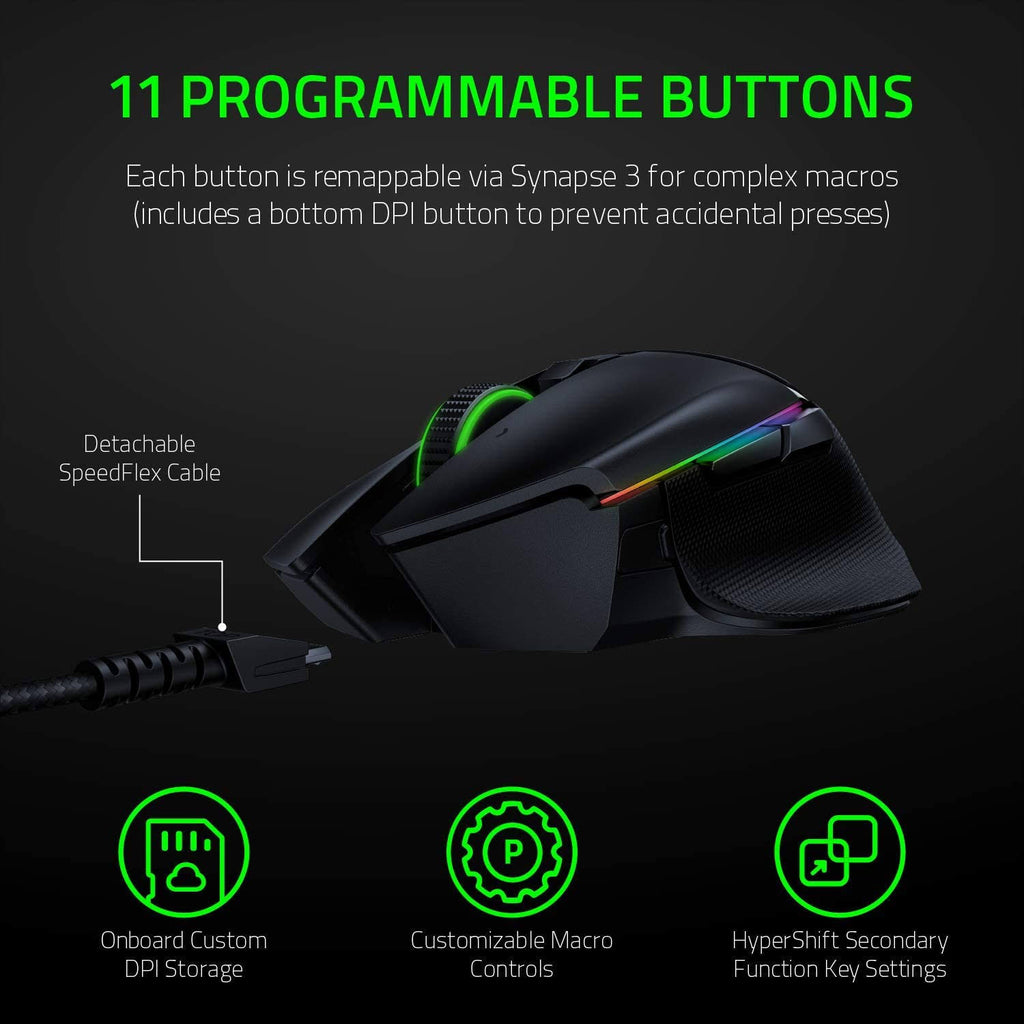 Black Wireless Optical Gaming Mouse Z986692