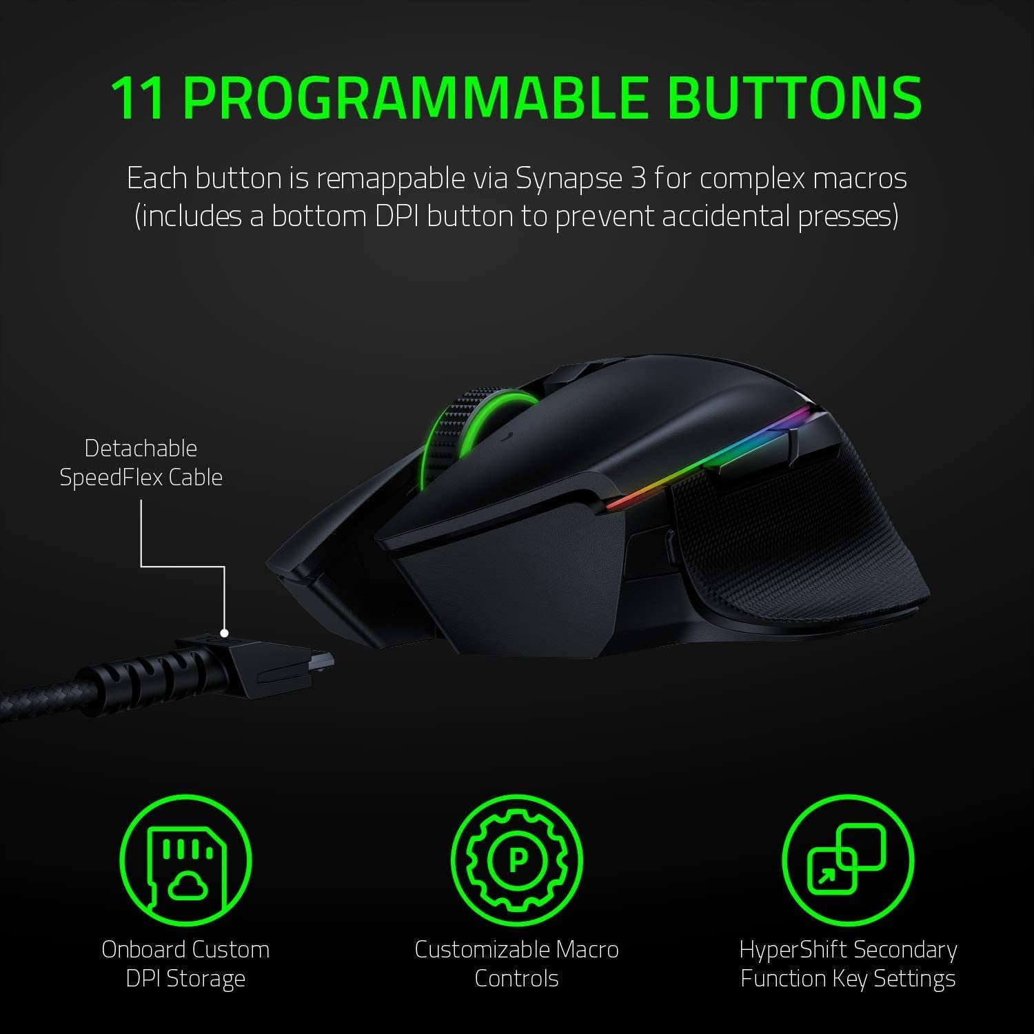 Black Wireless Optical Gaming Mouse Z986692