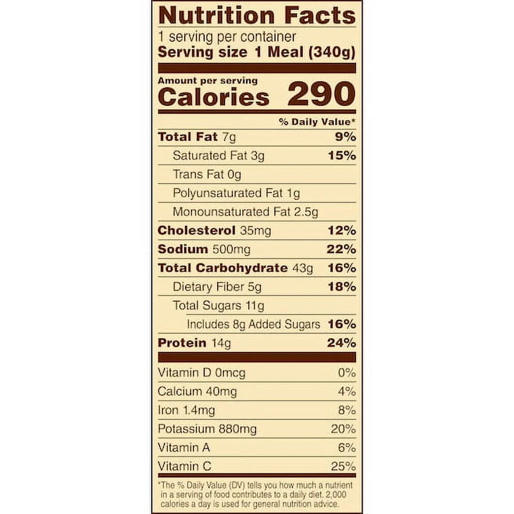 Case of 12, Classic Meat Loaf Complete Meal, 12 oz. I549213