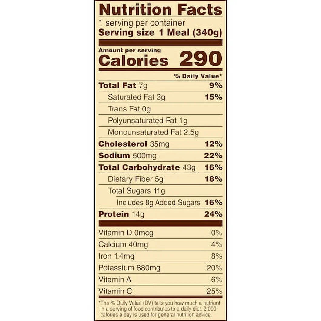 Case of 12, Classic Meat Loaf Complete Meal, 12 oz. I549213