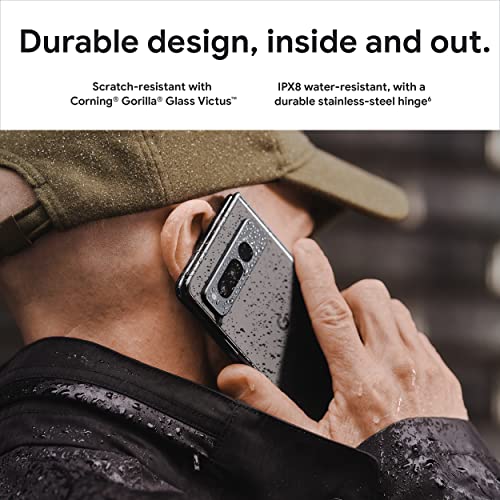 Obsidian 256 GB Foldable 5G Smartphone with Telephoto and Ultrawide Lens A6235