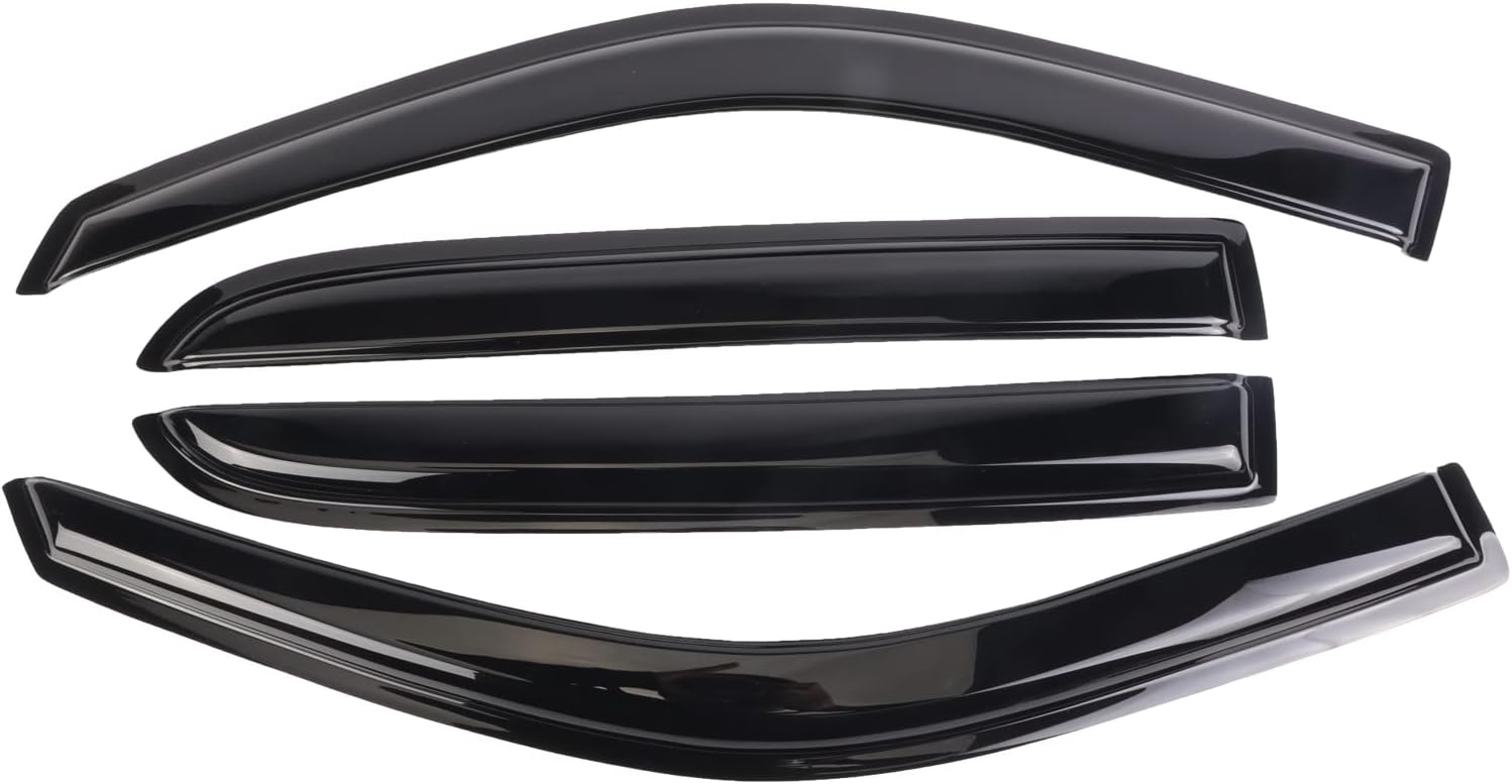 4PCS Dark Smoke Window Deflectors C7815
