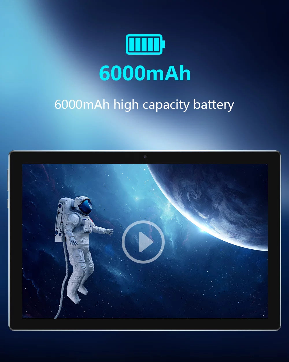 10 inch Android Tablet 2GB+32GB 6000mAh Quad Core HD Touch Screen C3453