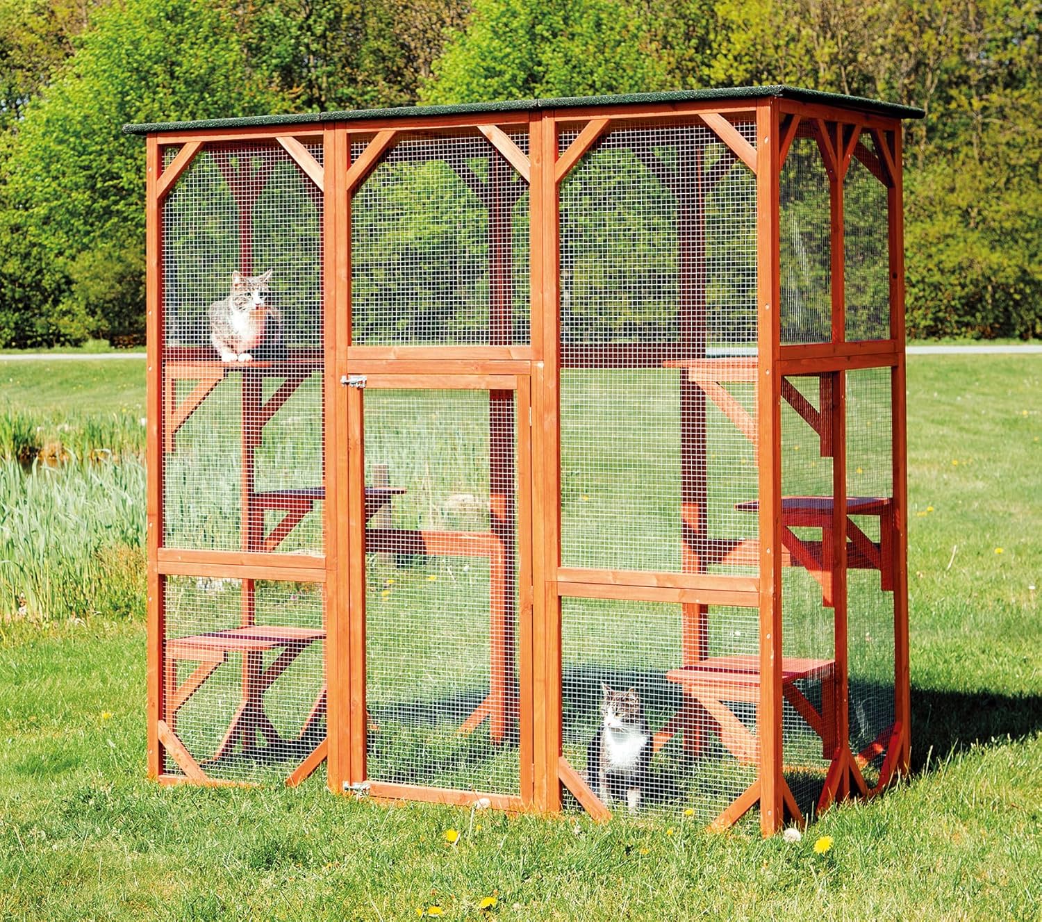 Large Cat Playpen with Platforms E17807