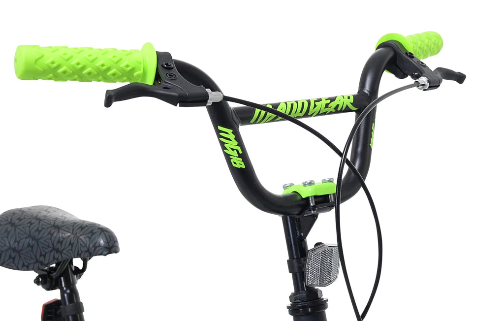 18" Black and Green BMX Bike X639