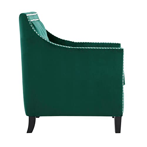 Navy Velvet Accent Chair K512