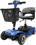 Blue Collapsible 4 Wheel Mobility Scooter W57772