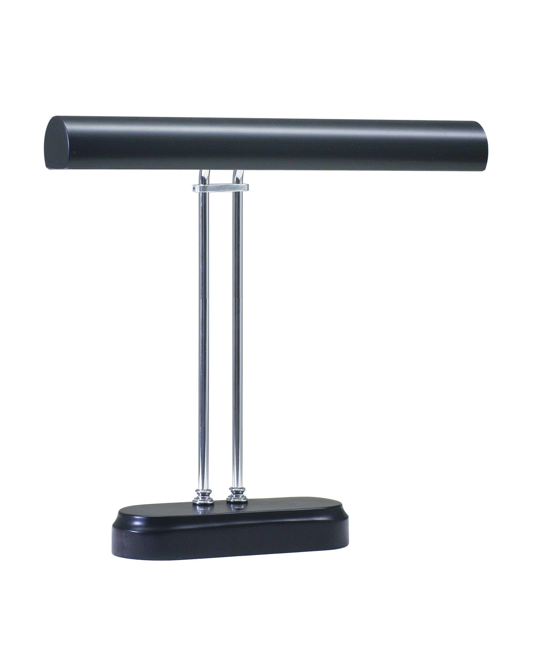 Chrome and Black Digital Piano Lamp O3749