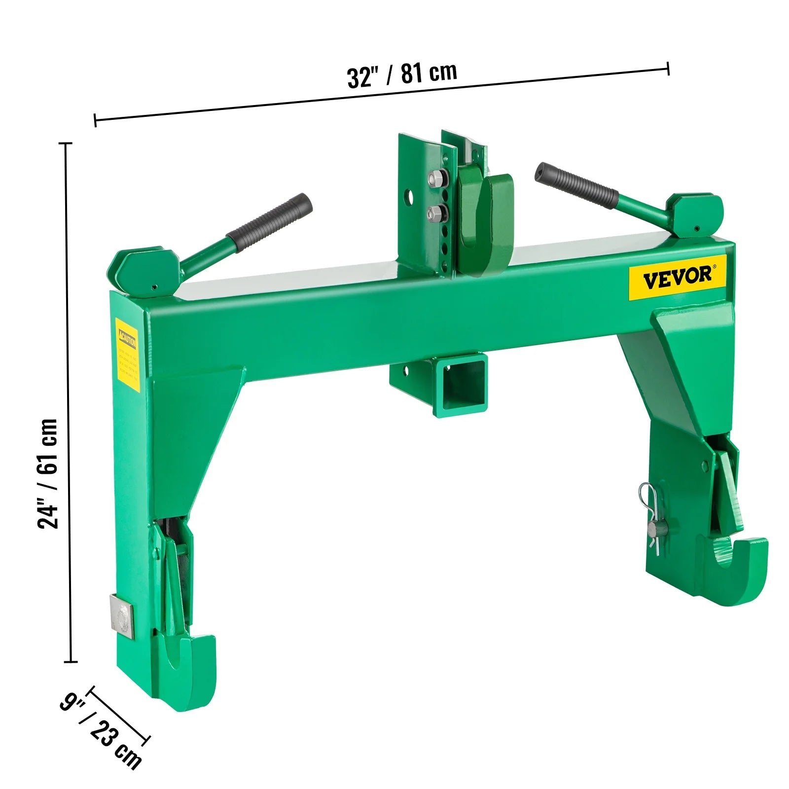 3-Point Quick Hitch, 3000 lbs Lifting Capacity, Category 1 & 2 U5553