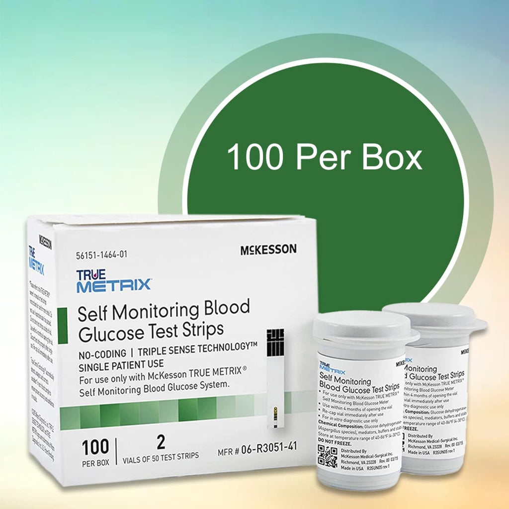 Blood Glucose Test Strip, Box of 100 J518510