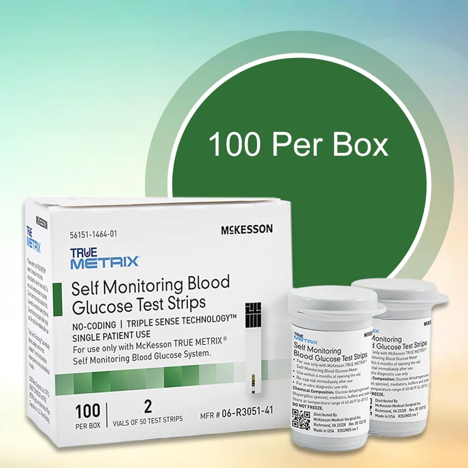 Blood Glucose Test Strip, Box of 100 J518510