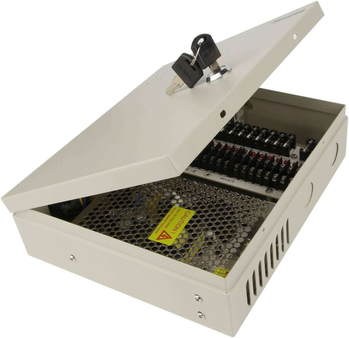 8 Channel 12V DC 5 Amp Distributed Power Supply Box J772