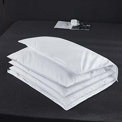 King Size Goose Feather Pillow with Cotton Cover Q169247