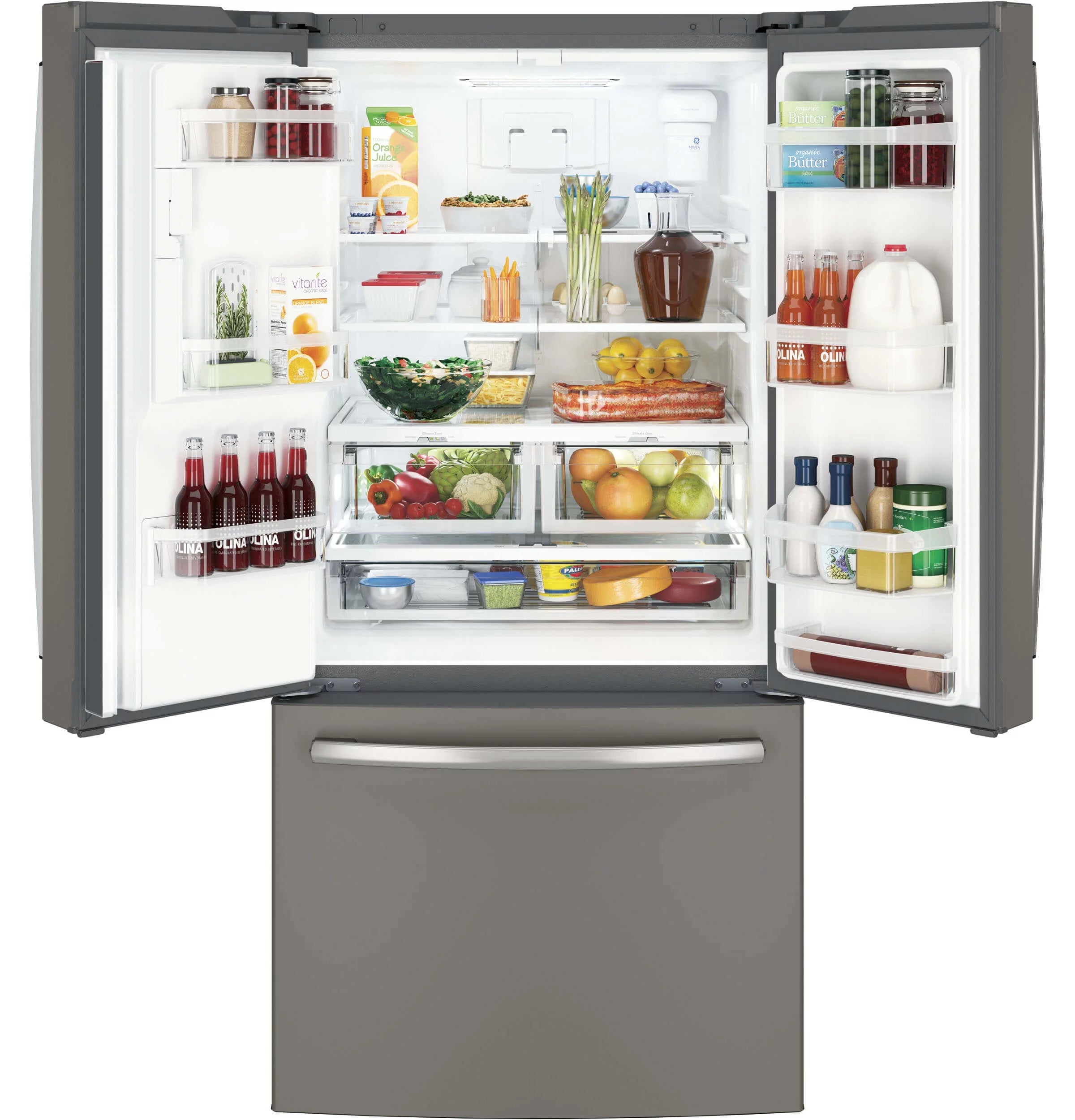 Slate 33" Counter Depth French Door Refrigerator with 17.5 cu. ft. Capacity Q320201