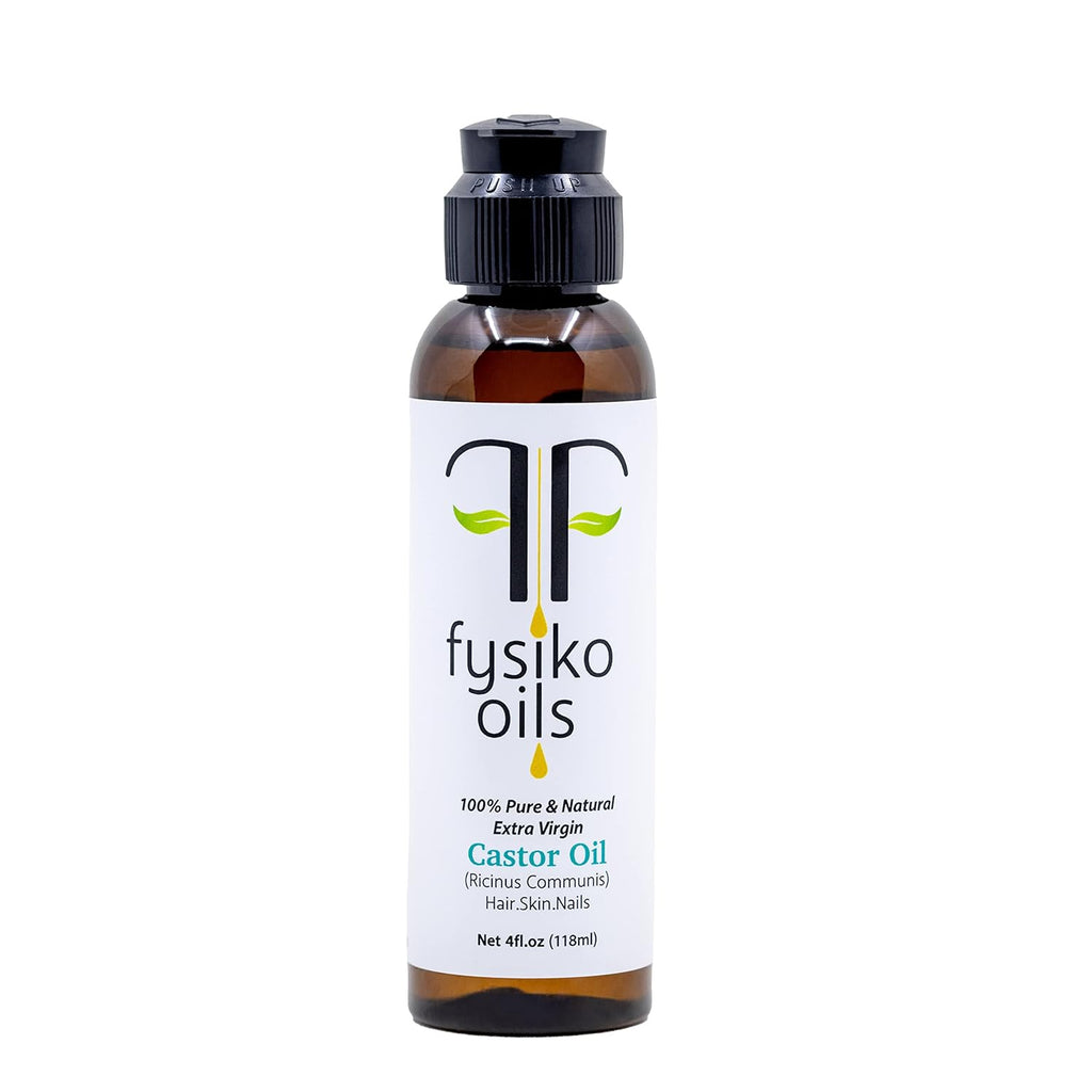 100% Pure Cold Pressed Castor Oil, 4 oz F66368