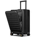 20 Inch Lightweight Hard Shell Carry On Luggage with Wheels - Black E989