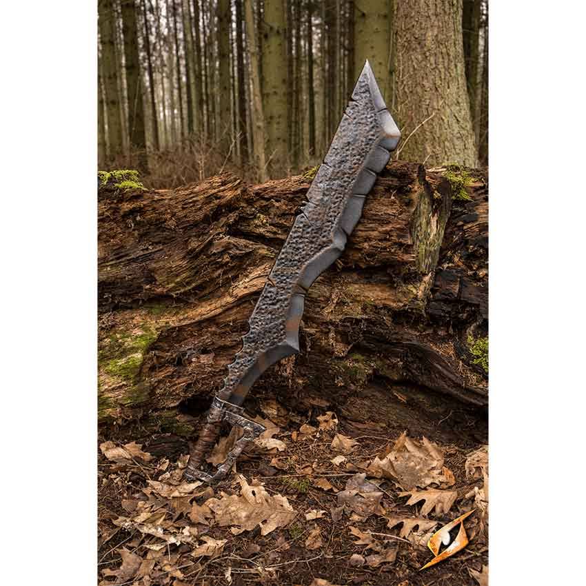 Leather Orc Cleaver Q4067