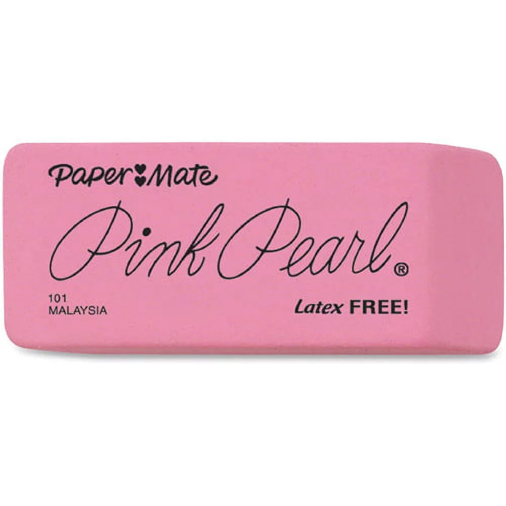 36 Count Pink Pearl Erasers C90611
