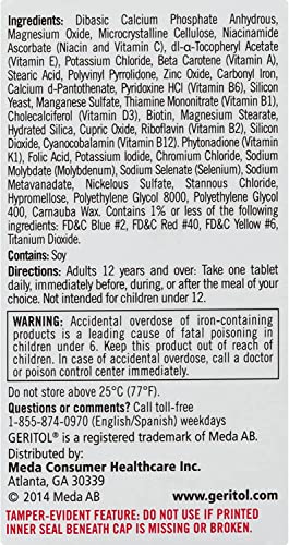 Geritol Complete Tablets 100 Tablets M32361
