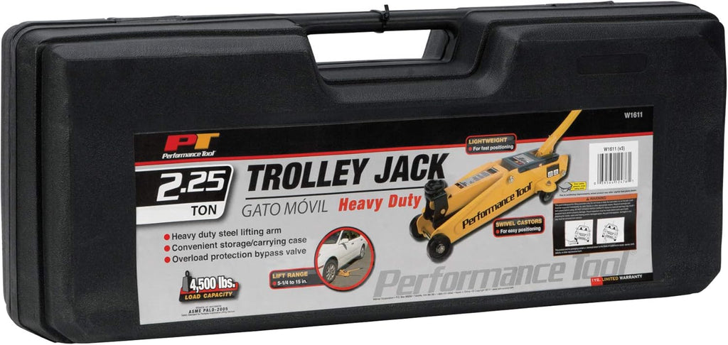 2.25 Ton Capacity Trolley Jack with Case I919