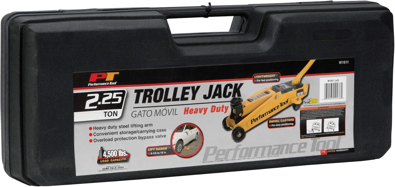 2.25 Ton Capacity Trolley Jack with Case I919