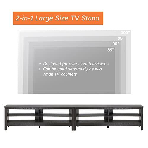 White 6 Cubby Wood TV Stand N7139
