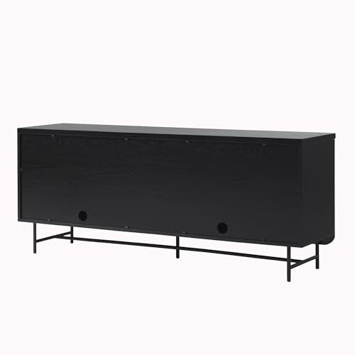 Coastal Oak 4-Door Sideboard Buffet Console I229